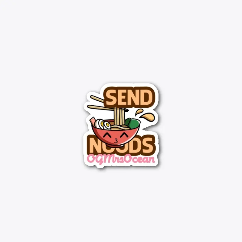 Mrs Noods Sticker